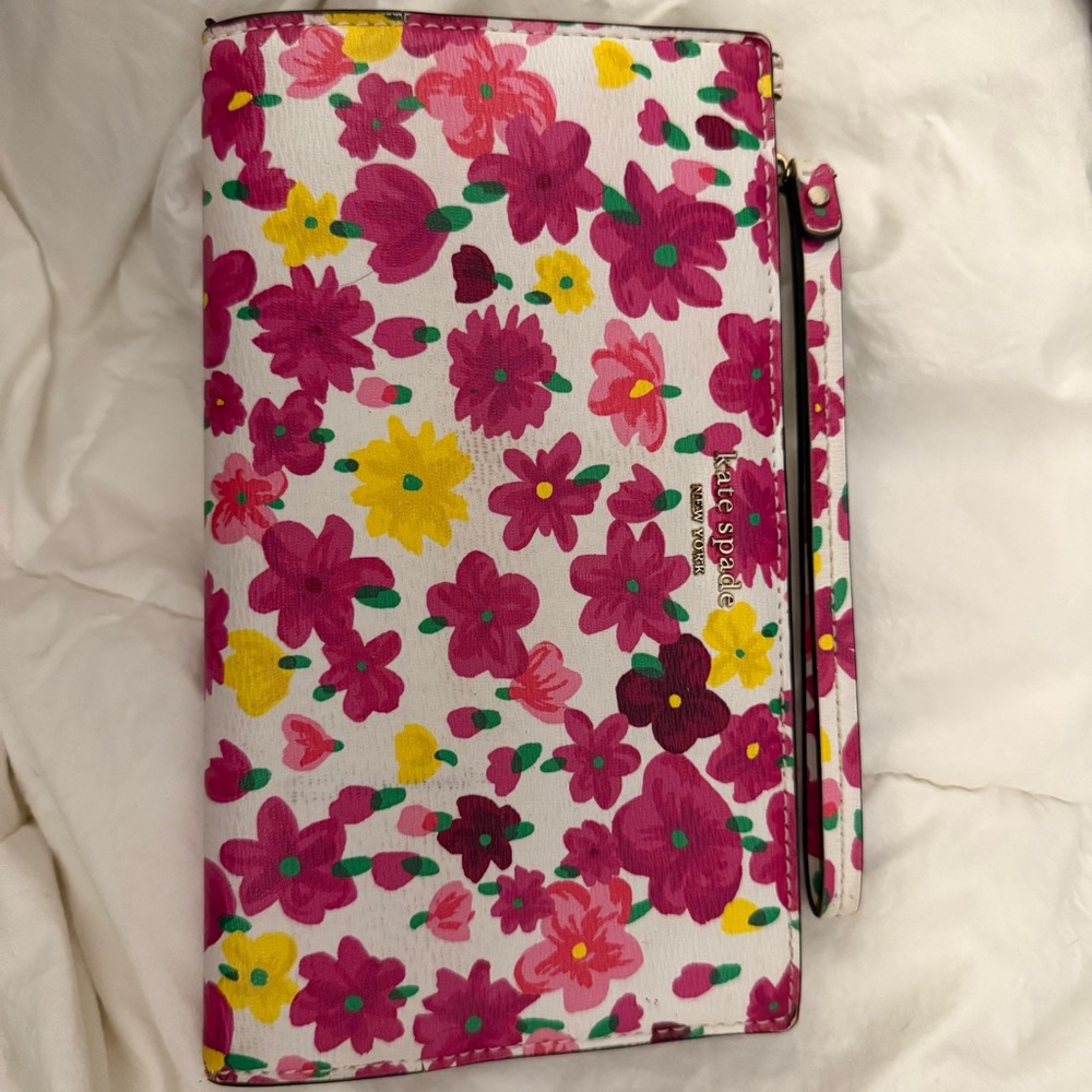 Kate Spade Floral Wristlet and Wallet